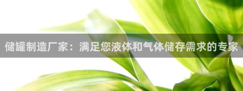 彩神v8是一个什么平台游戏：储罐制造厂家：满足您液体和气体储
