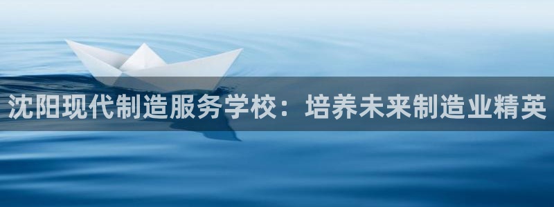 彩神赢的钱是哪里来的啊：沈阳现代制造服务学校：培养未来制造业精英
