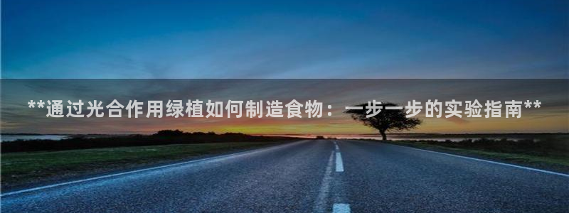 所有彩神购买首页：**通过光合作用绿植如何制造食物：一步一步的实验指南**