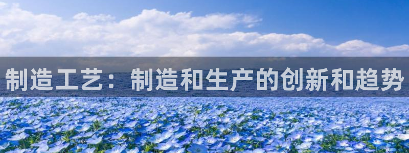 彩神ll能赚钱吗：制造工艺：制造和生产的创新和趋势