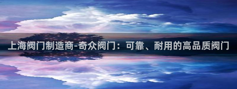 彩神vll官网在线登录：上海阀门制造商-奇众阀门：可靠、耐用的高品质阀门