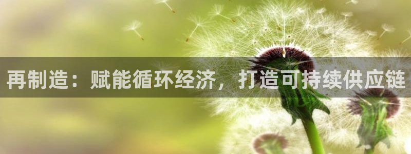 彩神viii是正规平台吗?：再制造：赋能循环经济，打造可持续