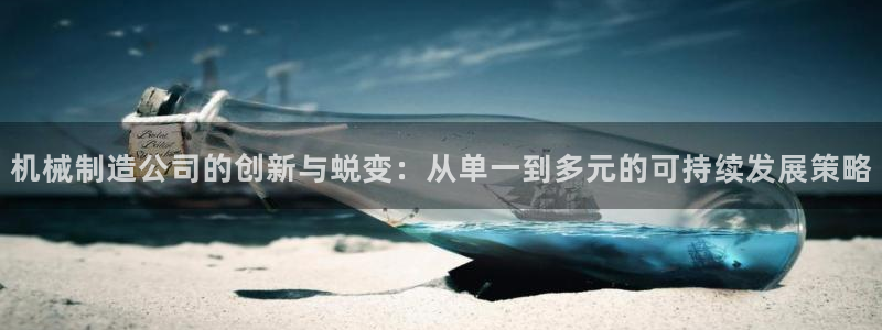 彩神是真的吗：机械制造公司的创新与蜕变：从单一到多元的可持续