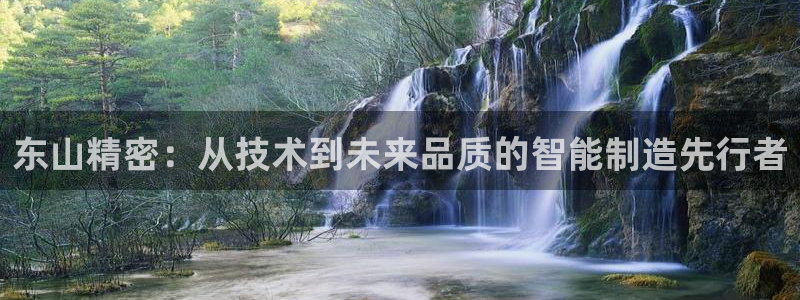 彩神v8下载app：东山精密：从技术到未来品质的智能制造先行