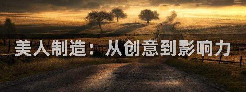 有谁知道彩神争霸的网址：美人制造：从创意到影响力