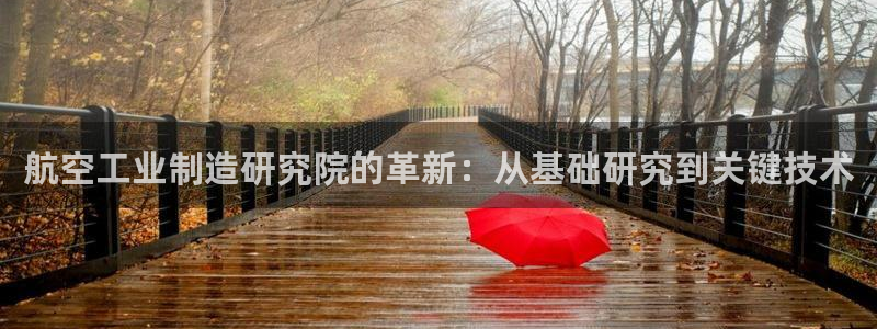 彩神购彩购彩大厅入口v：航空工业制造研究院的革新：从基础研究到关键技术